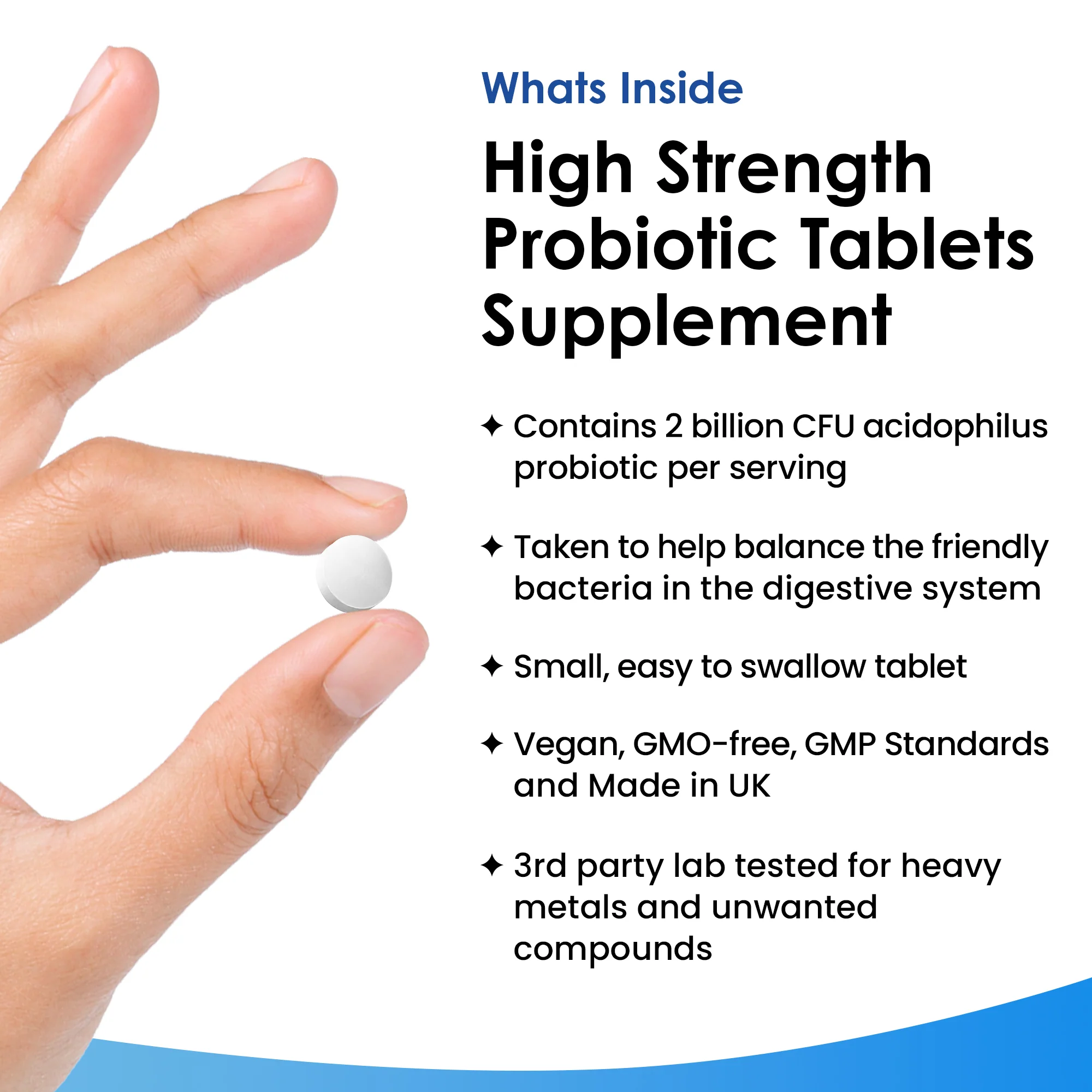 Probiotic Lactobacillus Acidophilus Tablets - Image 2