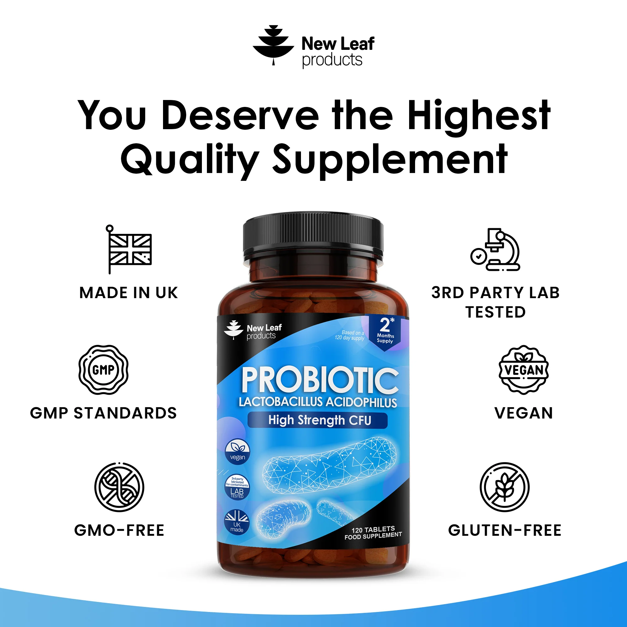 Probiotic Lactobacillus Acidophilus Tablets - Image 4