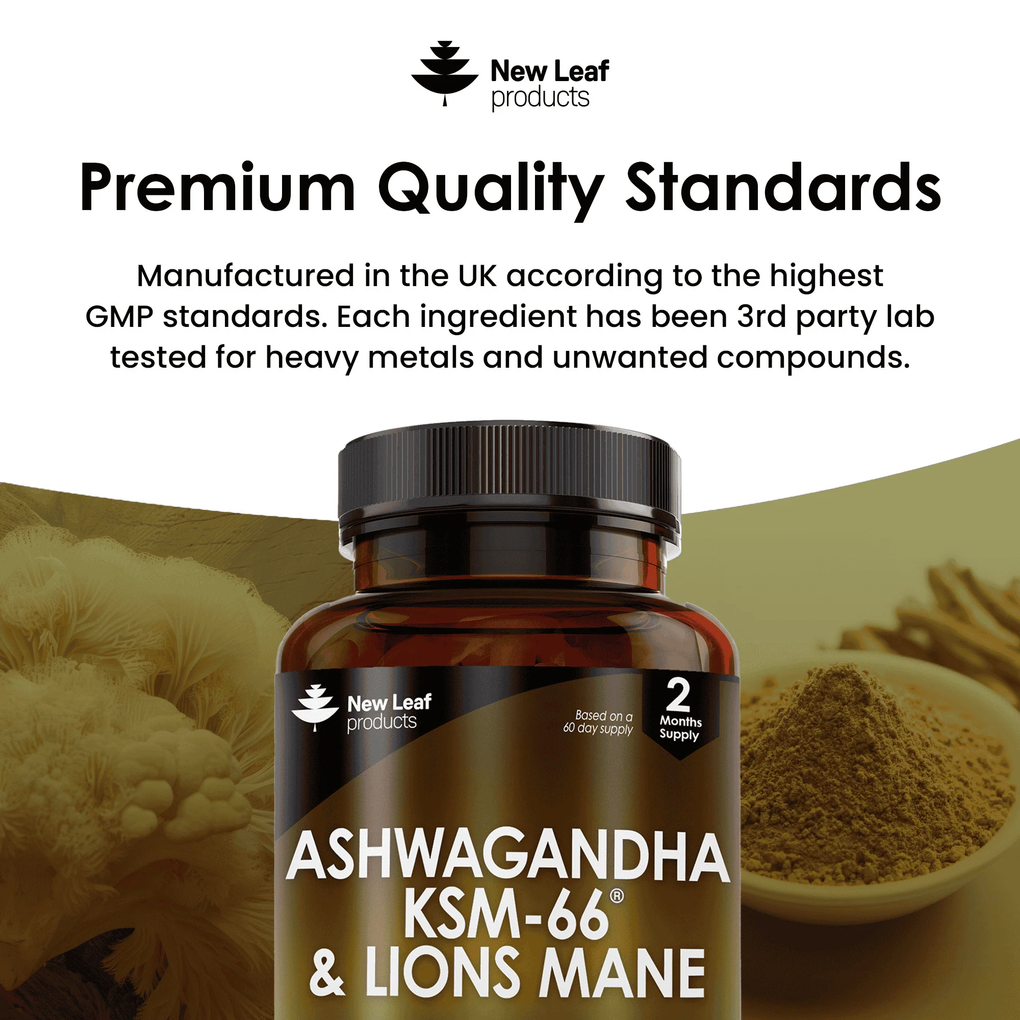 Ashwagandha Lions Mane Capsules - Image 5