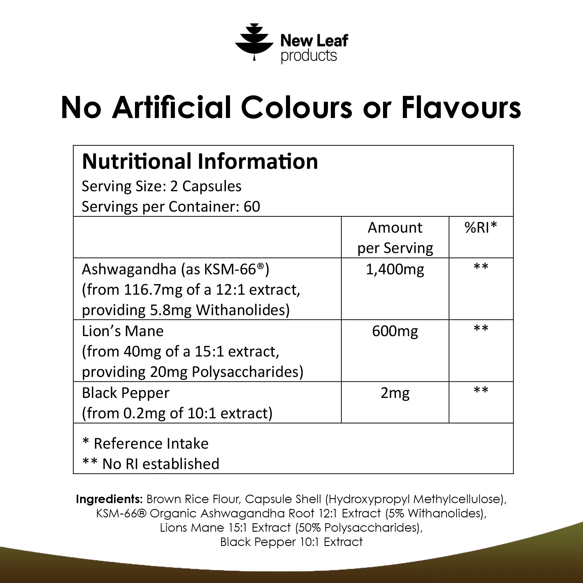 Ashwagandha Lions Mane Capsules - Image 7