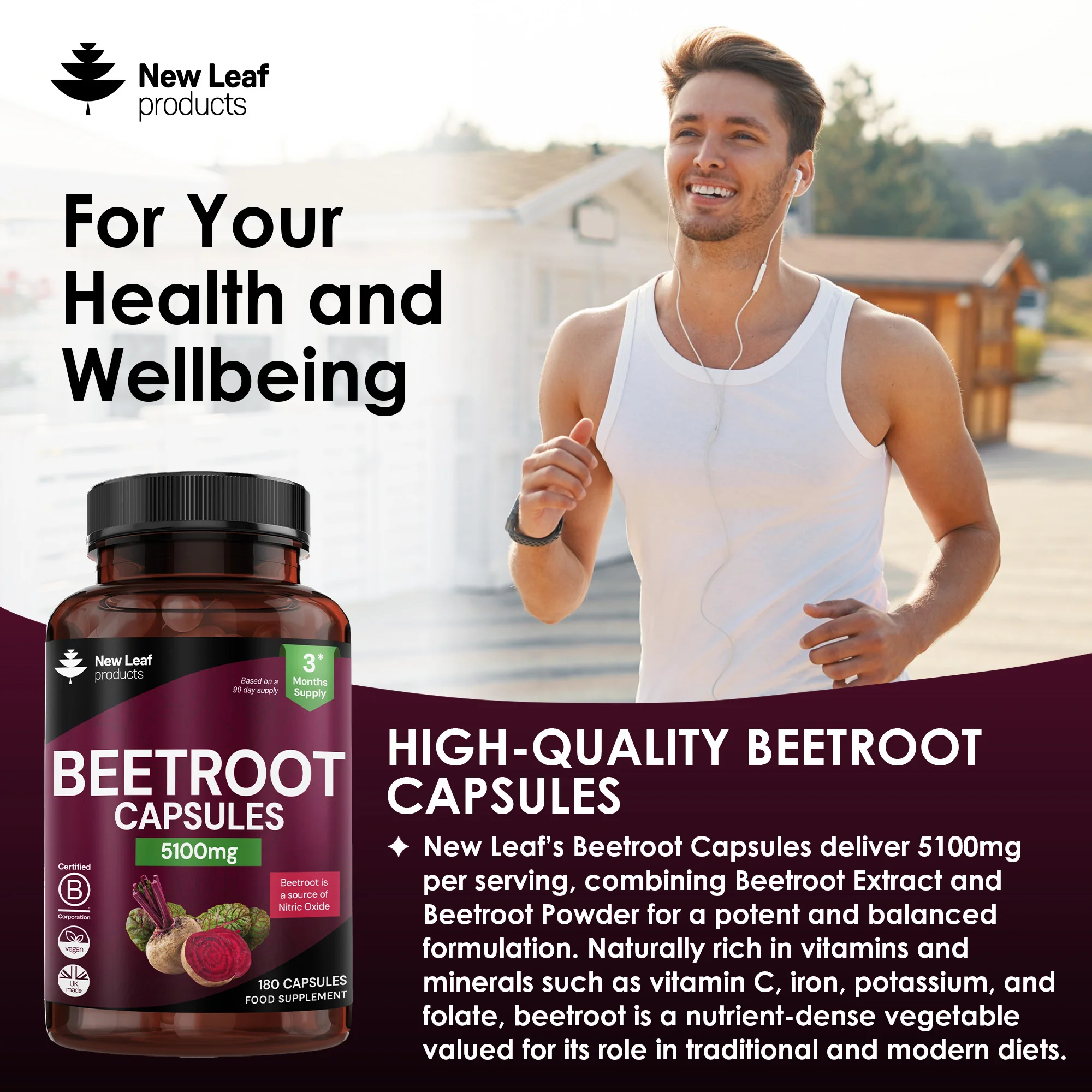 Beetroot Capsules With Black Pepper - Image 3