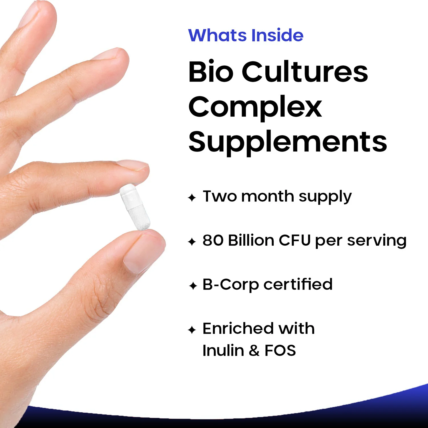 Bio Cultures - Probiotic 80B & 20 Strains Capsules - Image 2