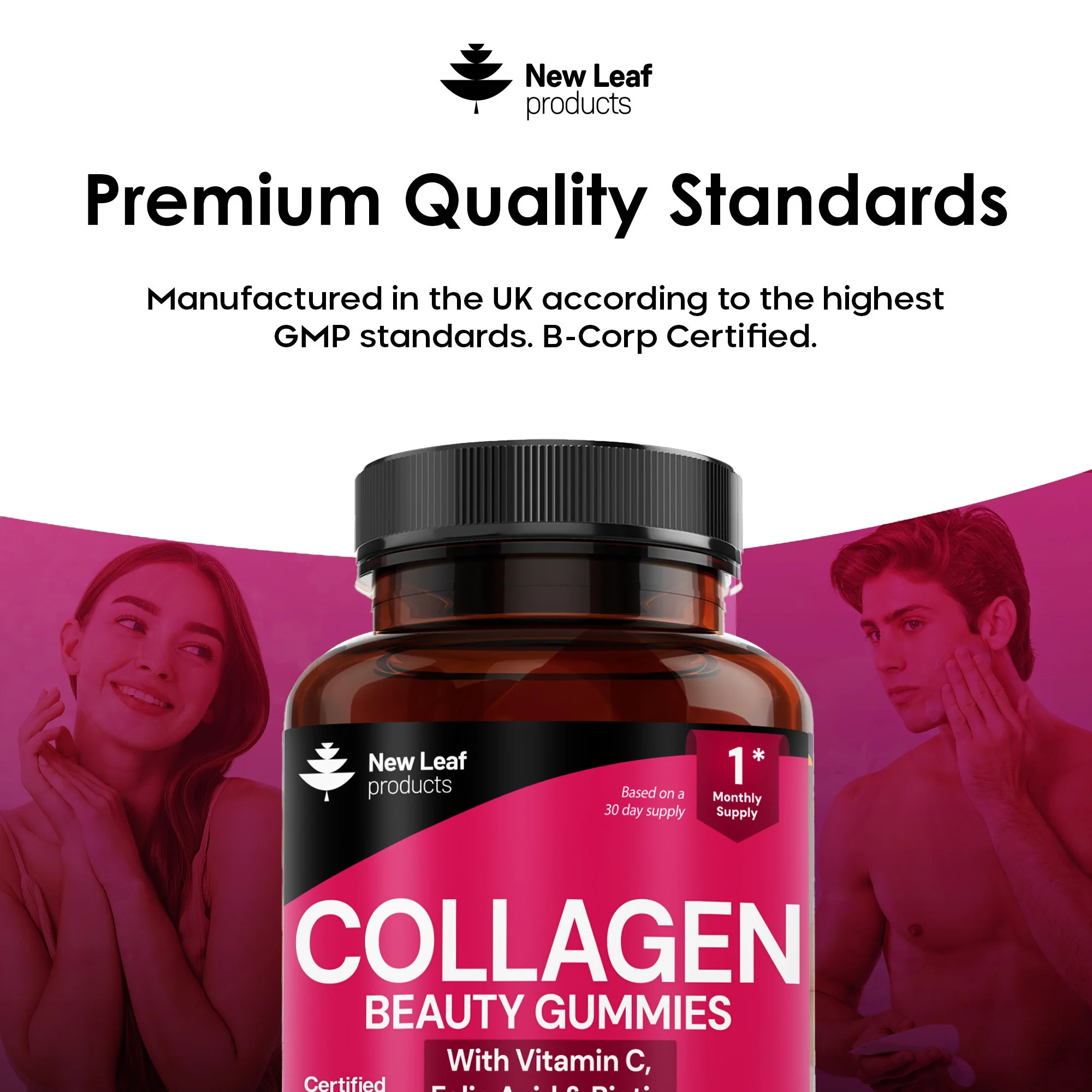 Collagen Gummies Vitamin C, Folic Acid & Biotin - Image 5