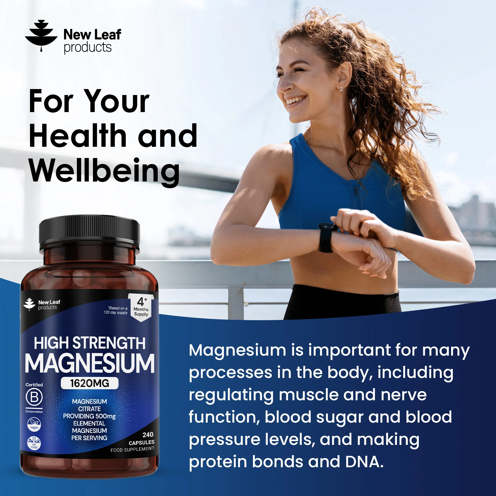 Magnesium Citrate Capsules 240 Fill - Image 3
