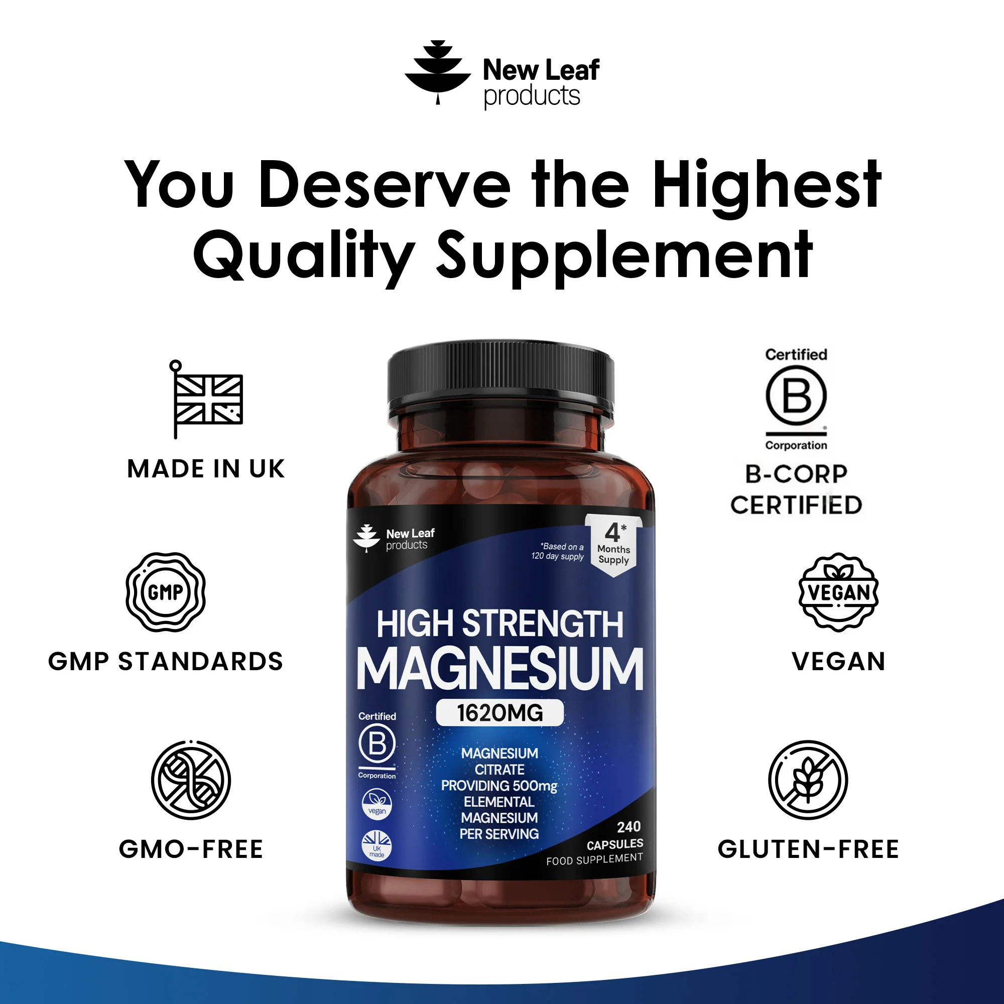 Magnesium Citrate Capsules 240 Fill - Image 4