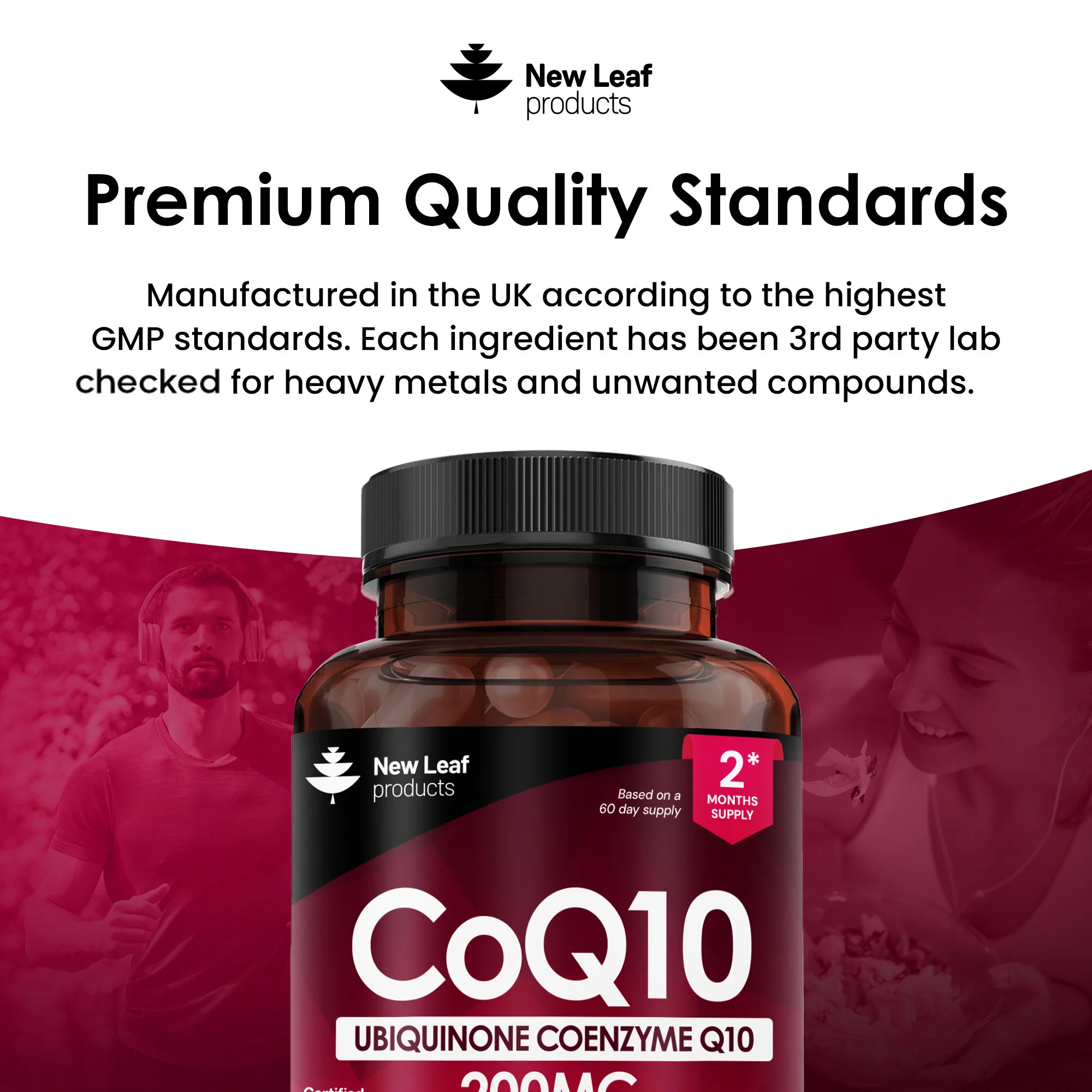 CoQ10 Ubiquinone Coenzyme Q10 Capsules - Image 5
