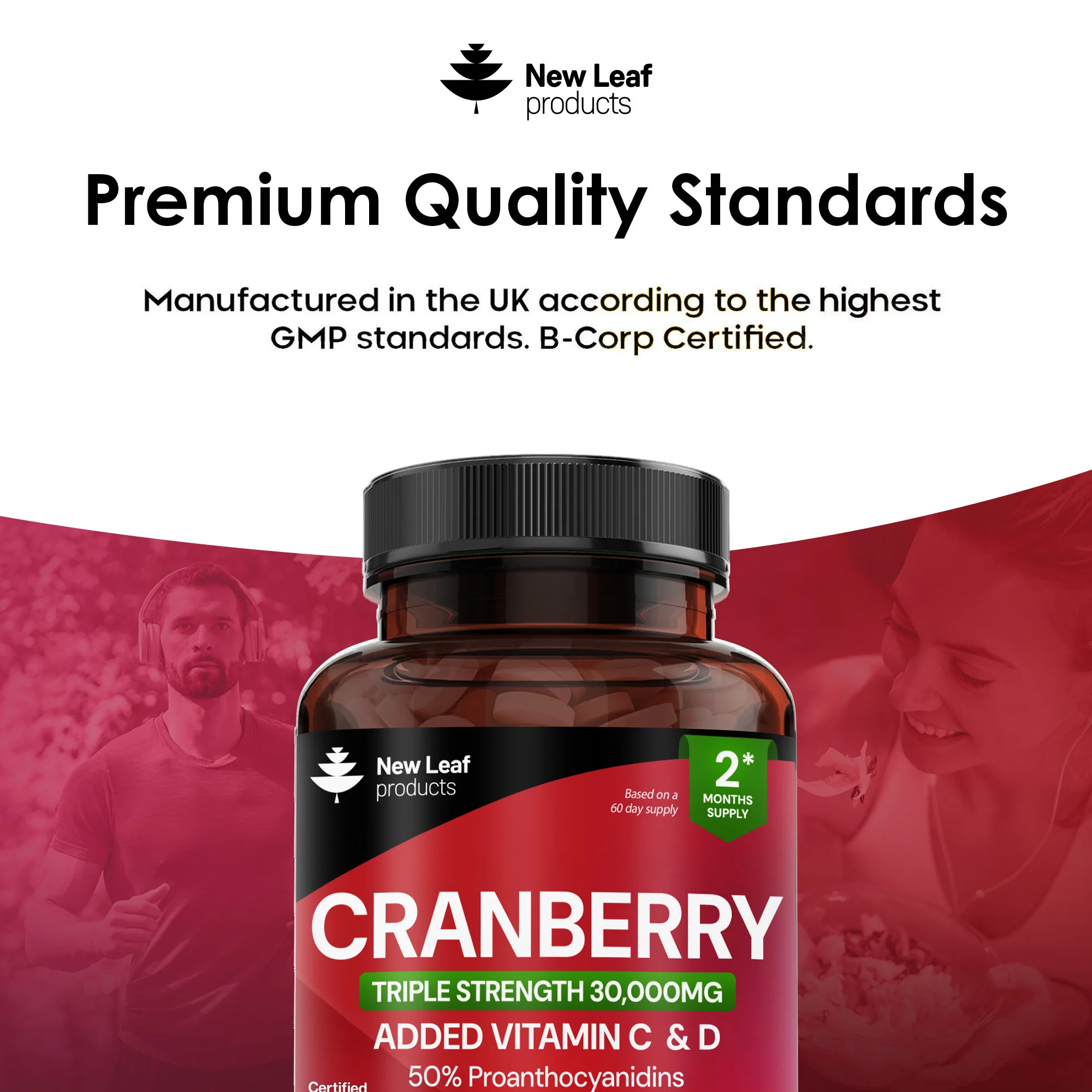 Cranberry Vitamin C and D Tablets - Image 5