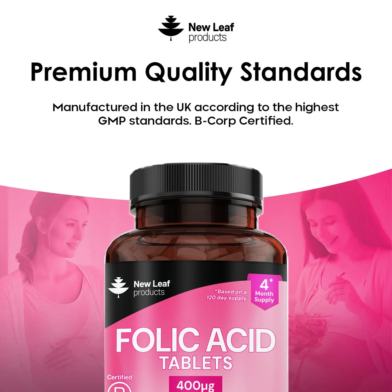 Folic Acid Prenatal Vitamins Tablets - Image 5