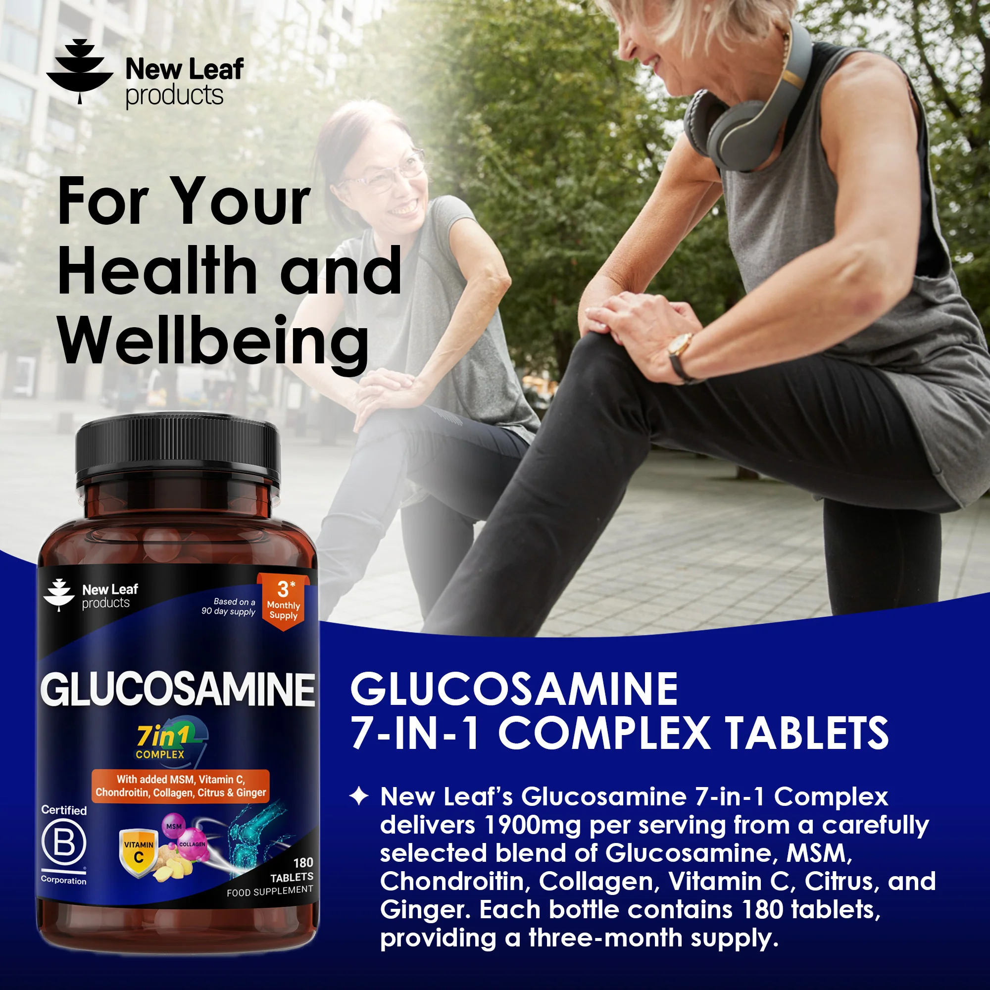 Glucosamine 7In1 Complex Tablets - Image 3