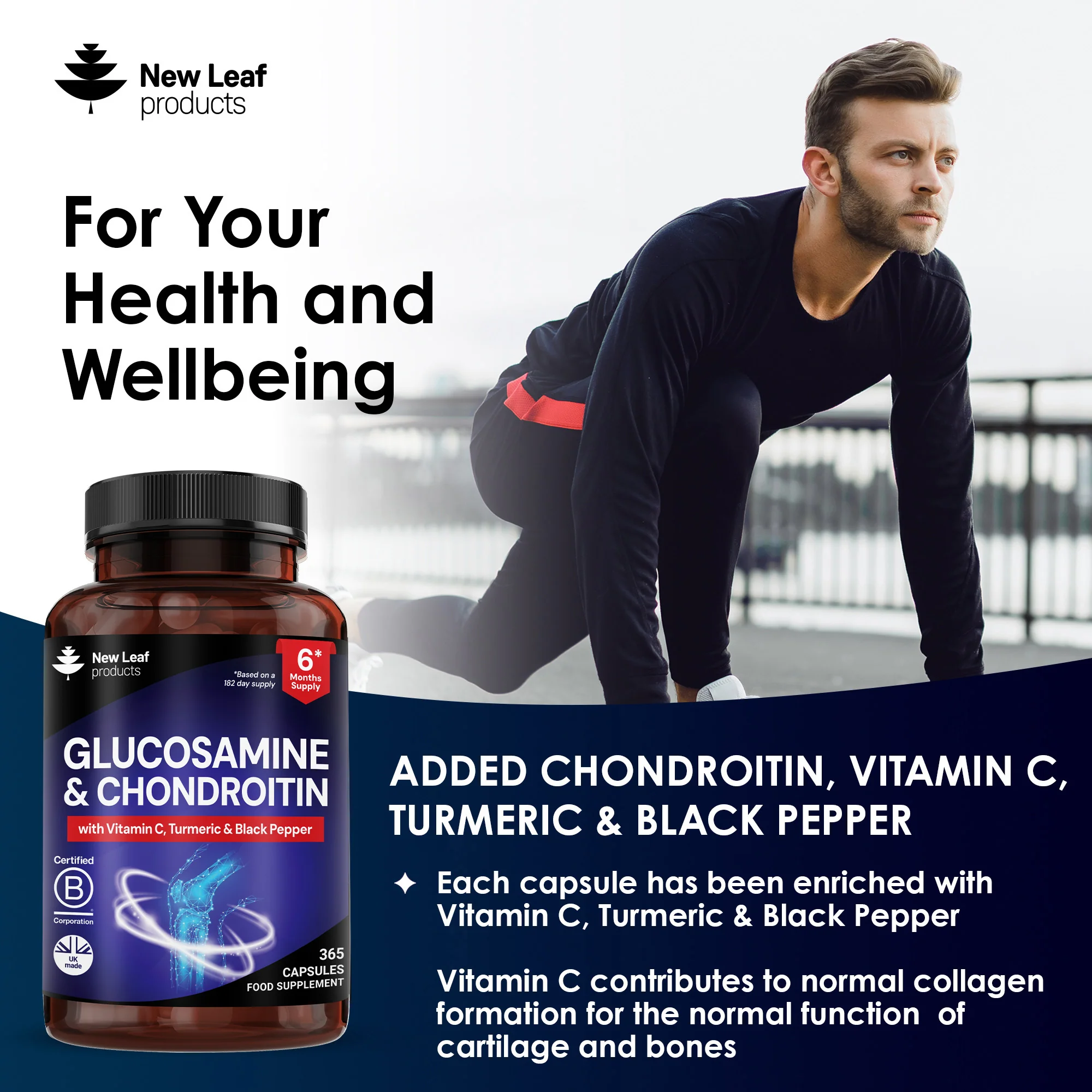 Glucosamine and Chondroitin Capsules 365 Fill - Image 3