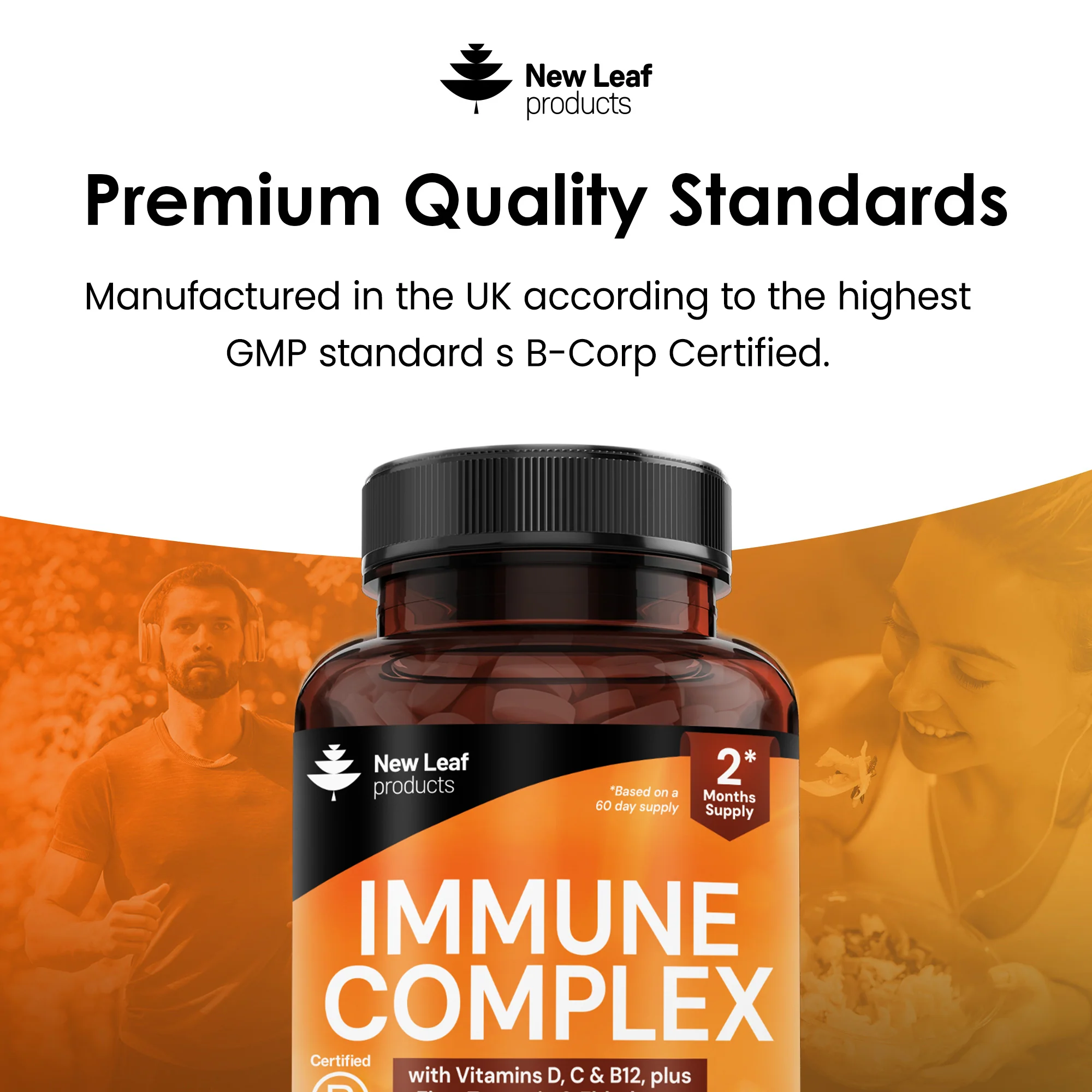 Immune Complex with Vitamins, Zinc, Turmeric, Elderberry Tablets - Image 5