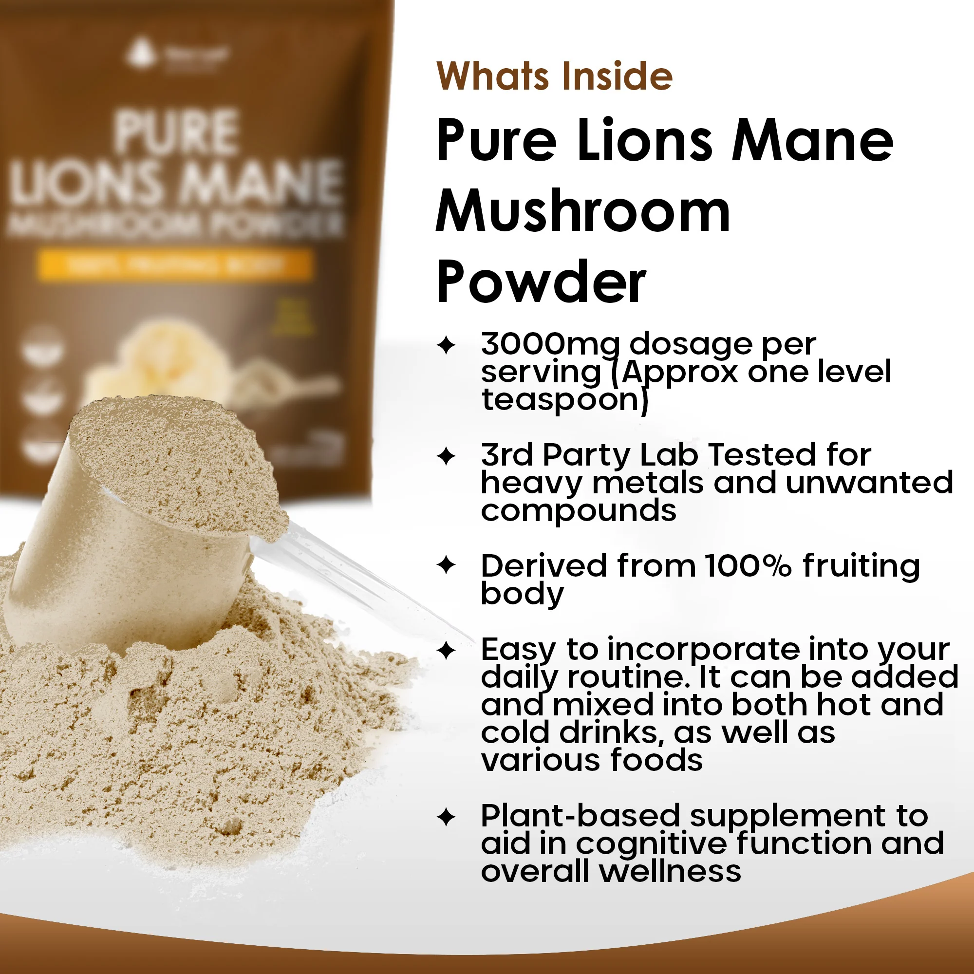 Lion's Mane Mushroom Powder - Image 4