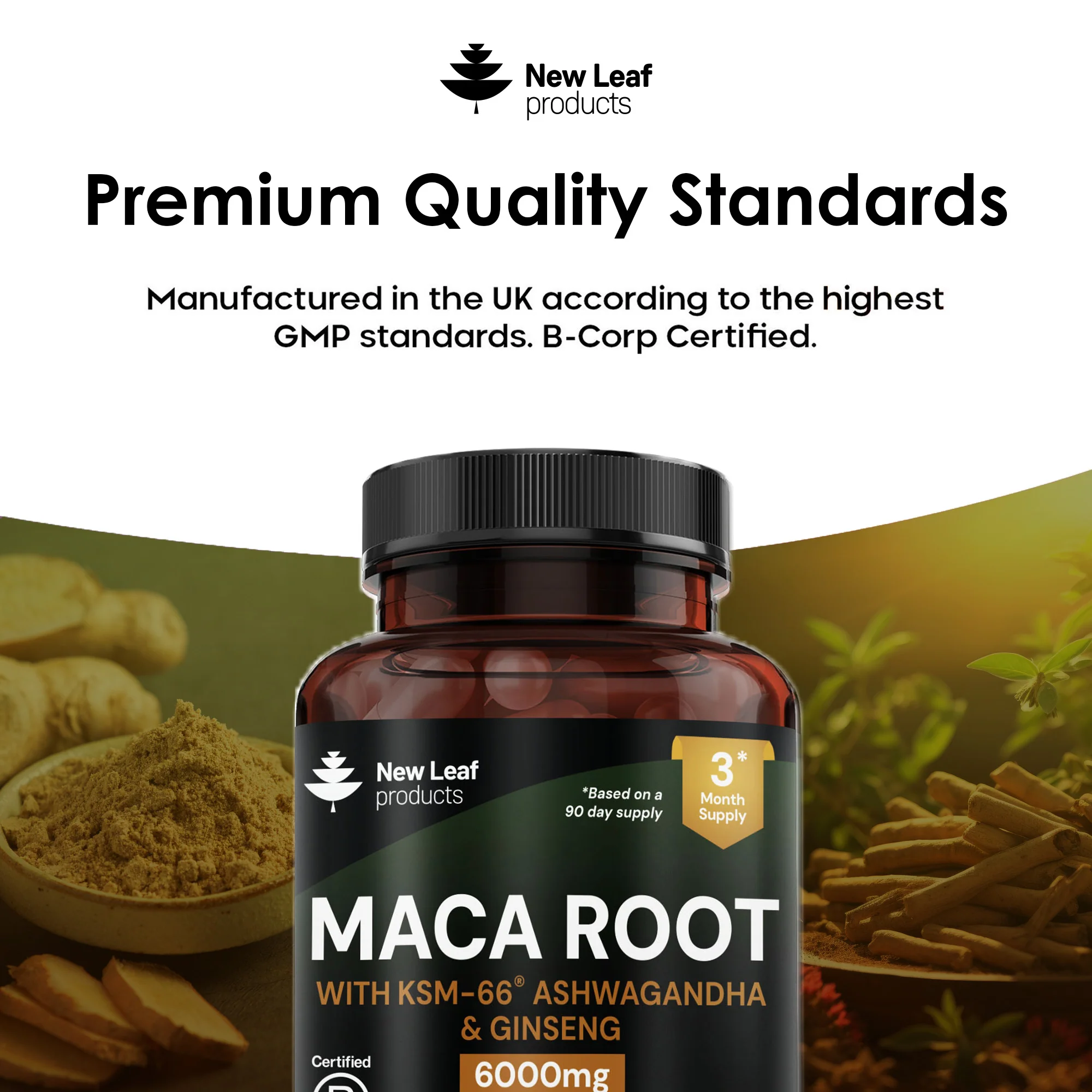 Maca Root, Ashwagandha, Ginseng Capsules - Image 5