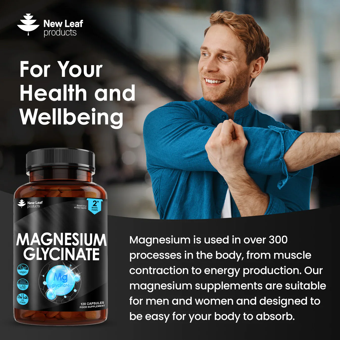 Magnesium Glycinate and Vitamin D3 K2 Bundle - Image 3