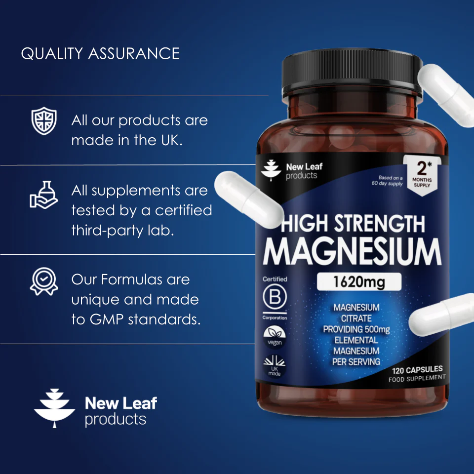 Magnesium Citrate Capsules 120 Fill - Image 8
