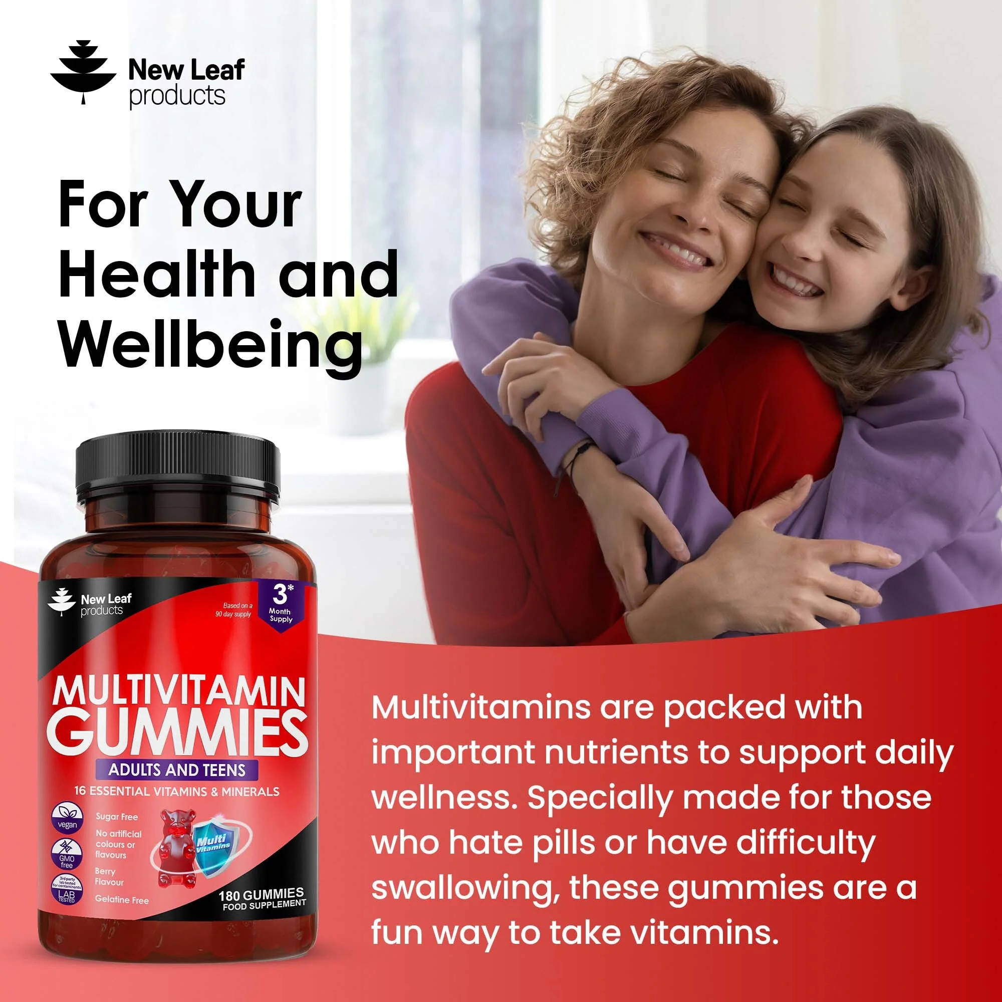 Essentials Multivitamins Minerals for Teens Gummies 180 Fill - Image 3