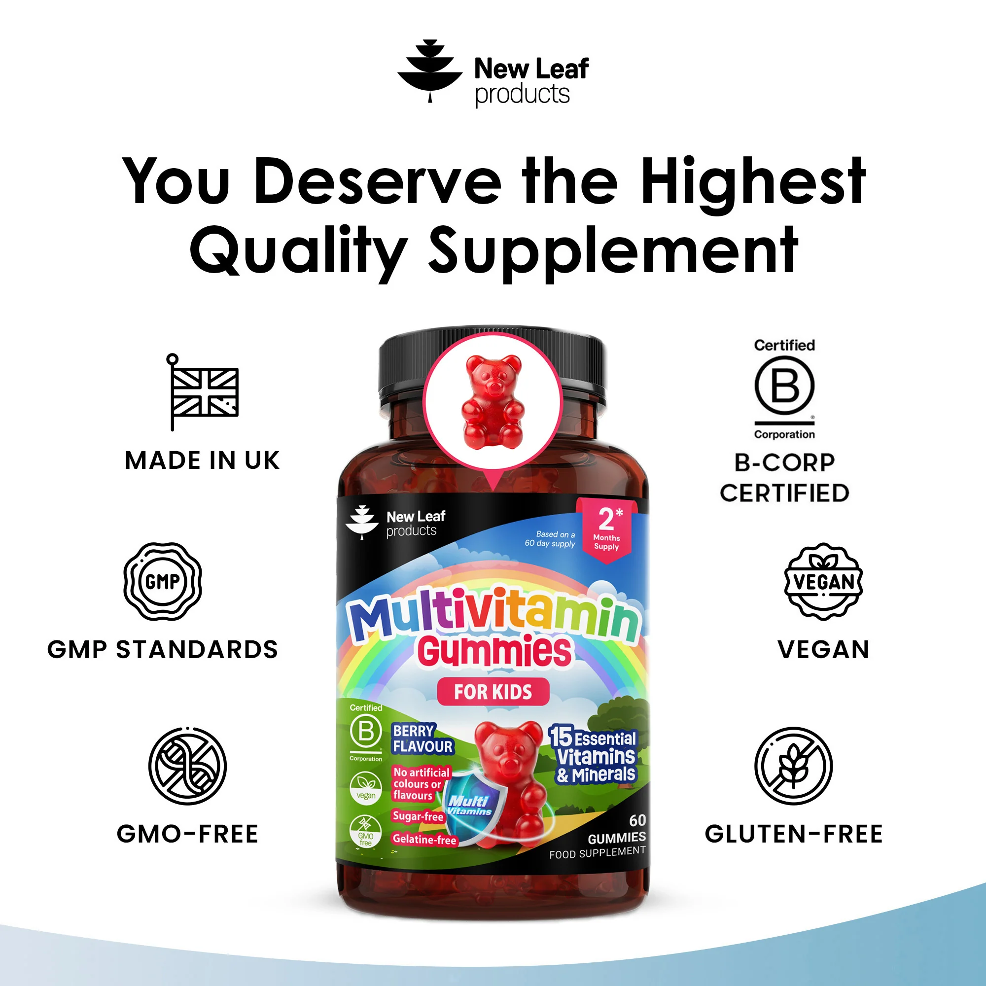 Essentials Multivitamin Minerals Gummies For Kids 60 Fill - Image 4
