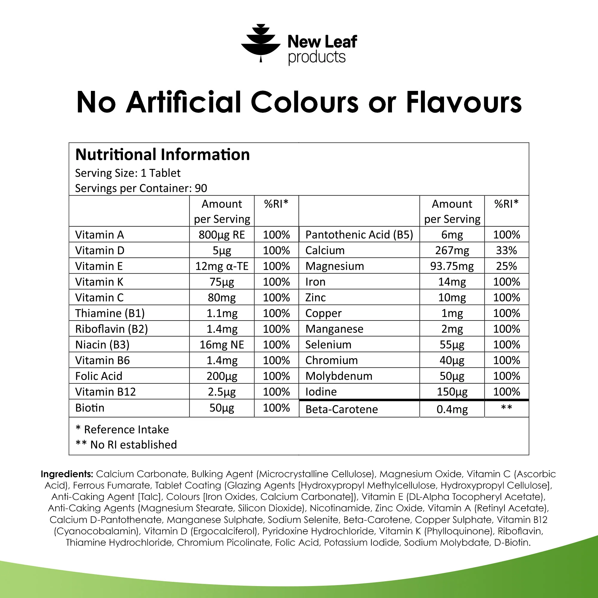 Multivitamins Minerals Tablets - Image 6