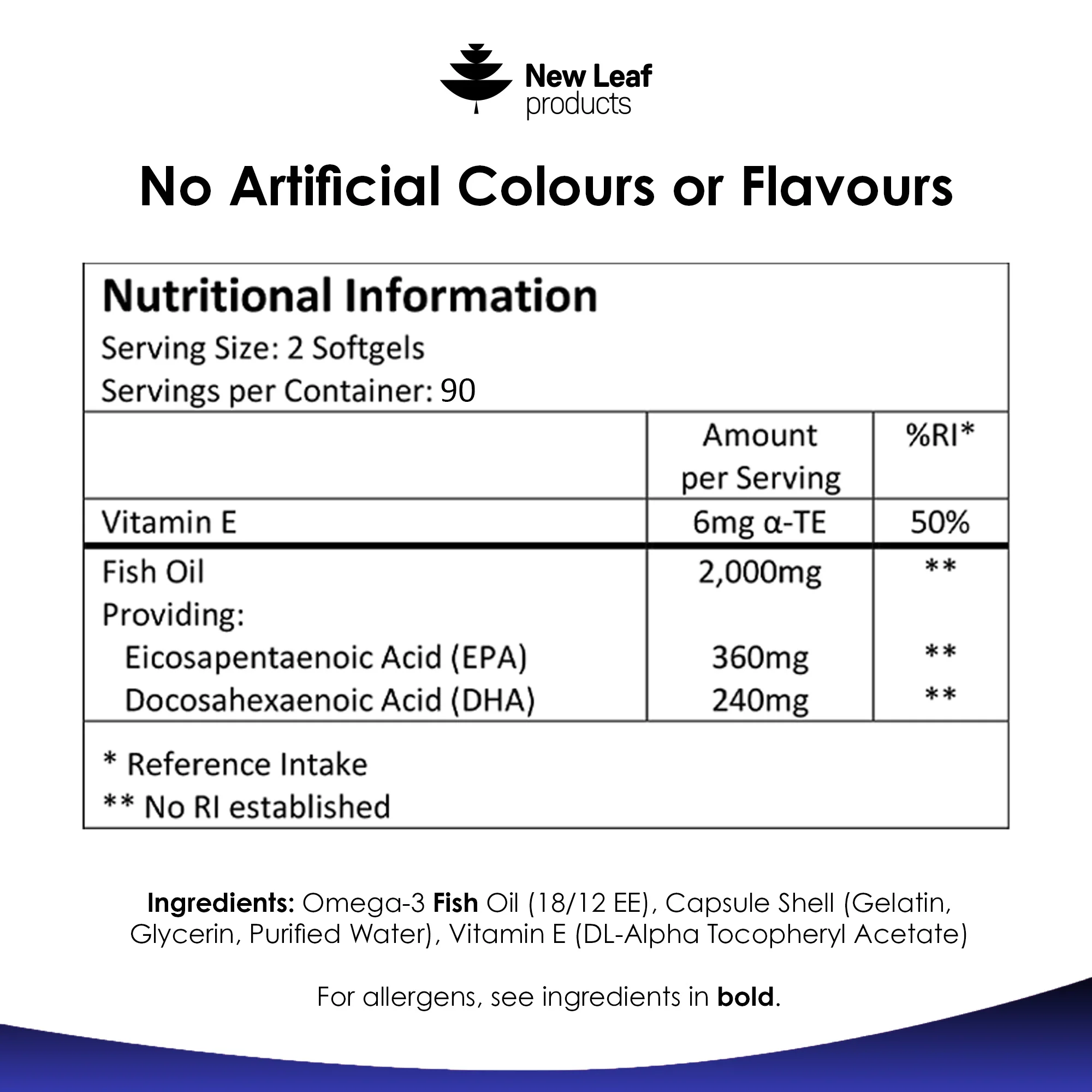 Omega 3 Fish Oil + Vitamin E Softgel Capsules - Image 6
