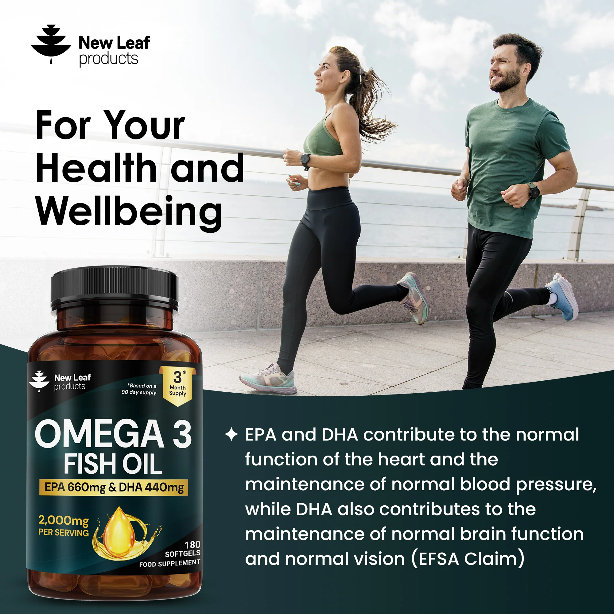 Omega-3 Fish Oil 660/440 EPA DHA Softgel - Image 3