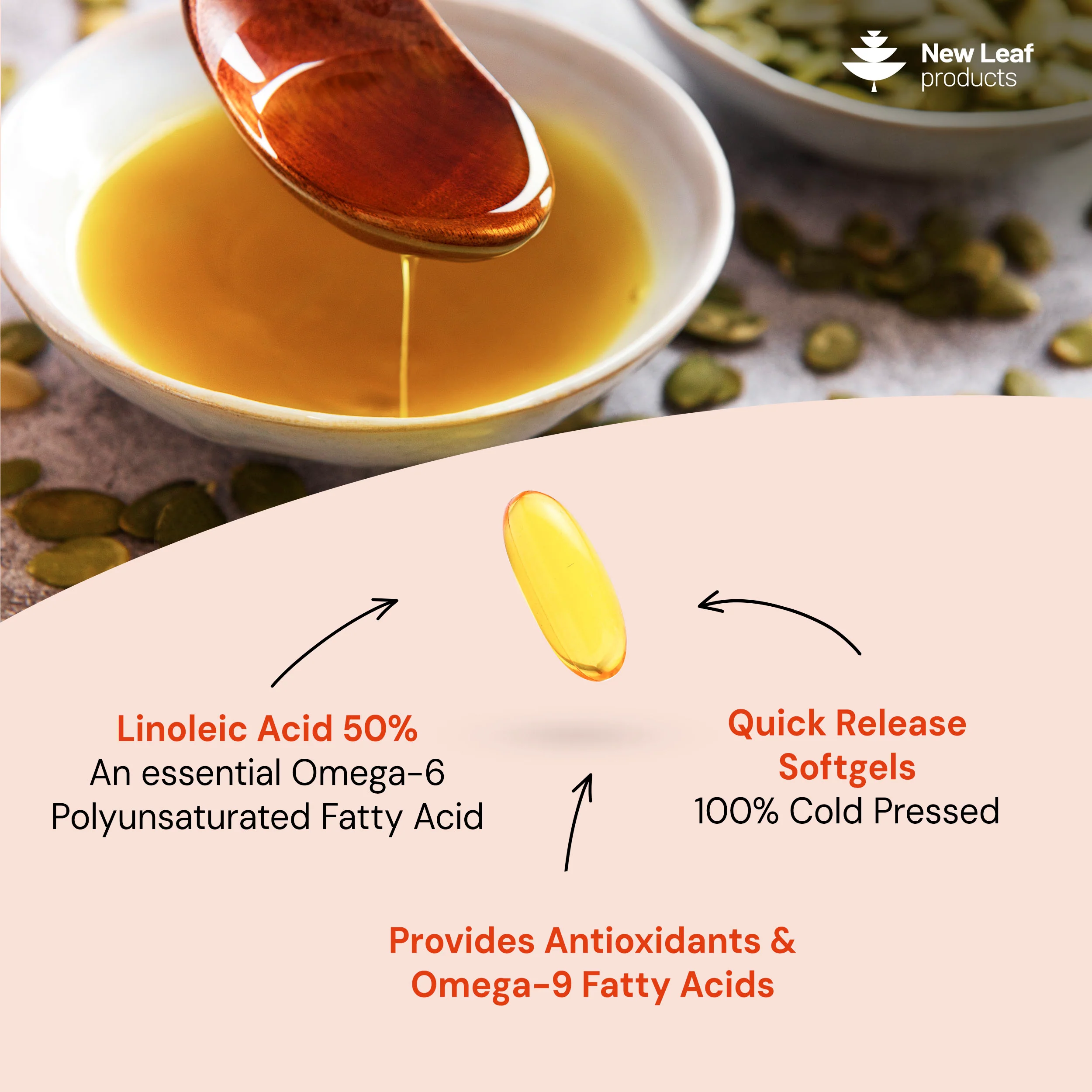 Pumpkin Seed Oil Capsules - Image 2