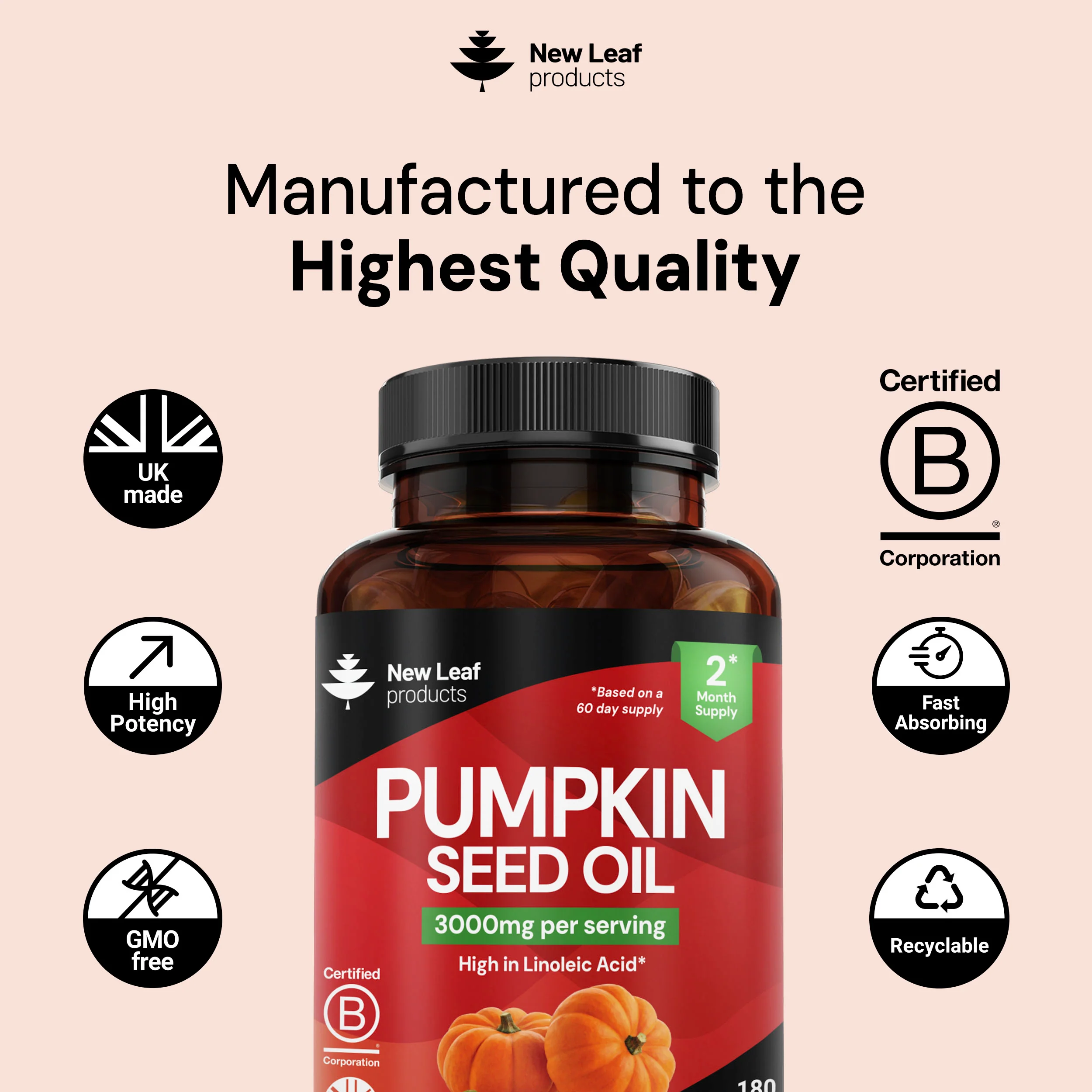 Pumpkin Seed Oil Capsules - Image 5