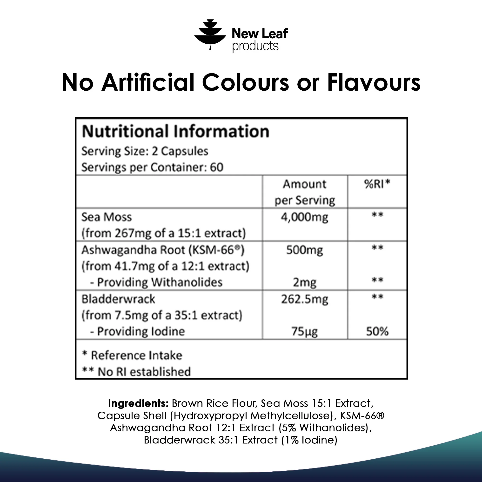 Sea Moss, Bladderwrack, Ashwagandha Capsules - Image 6