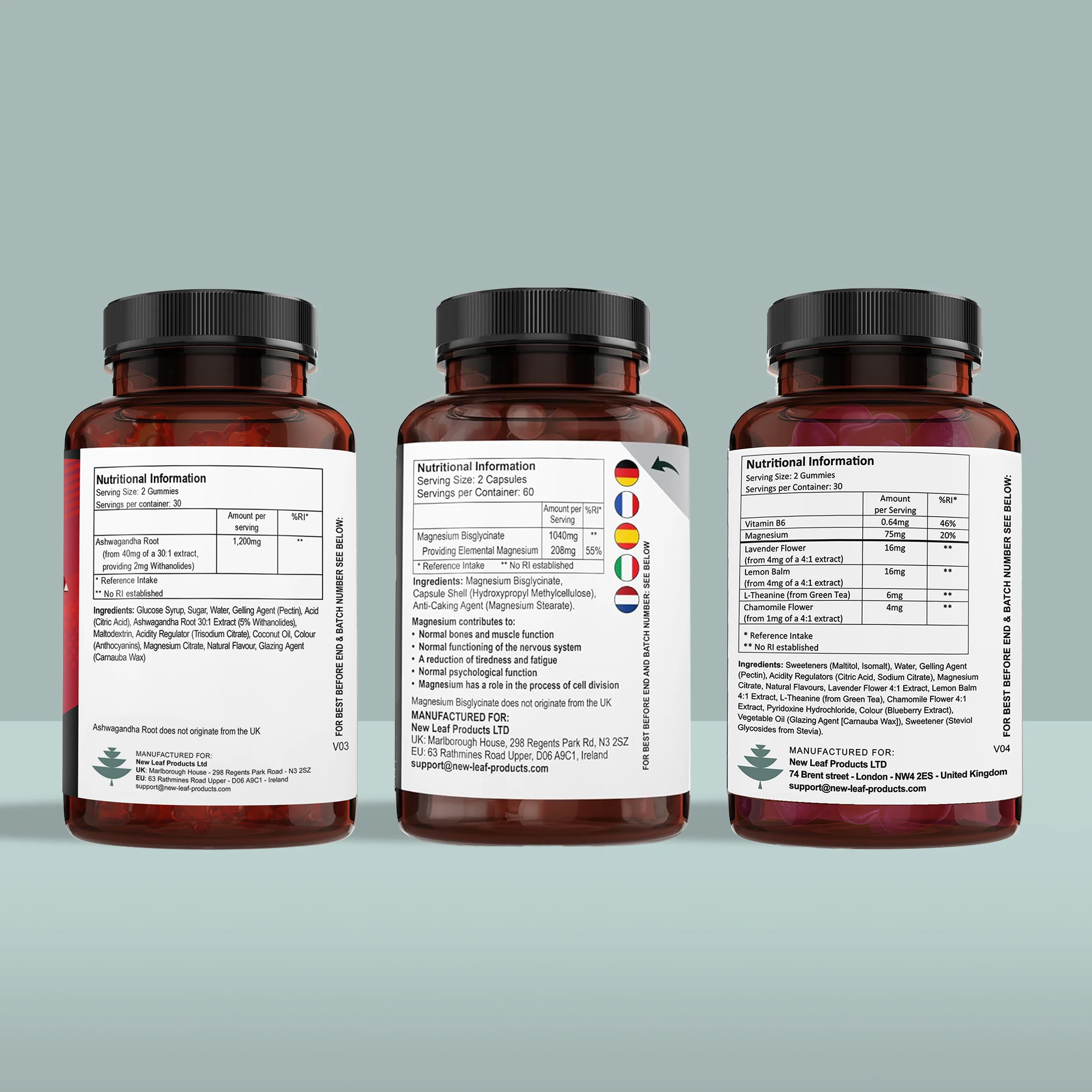The Ultimate Sleep Bundle: Magnesium Glycinate + Sleep Gummies + Ashwagandha Gummies - Image 4
