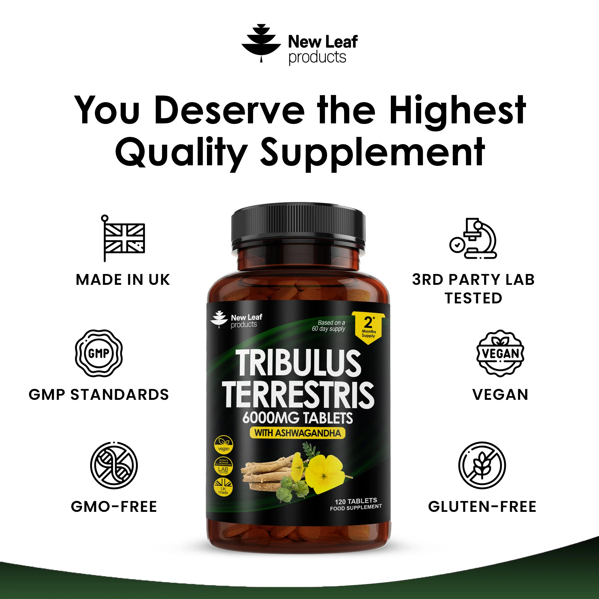 Tribulus Terrestris with Ashwagandha Tablets - Image 5