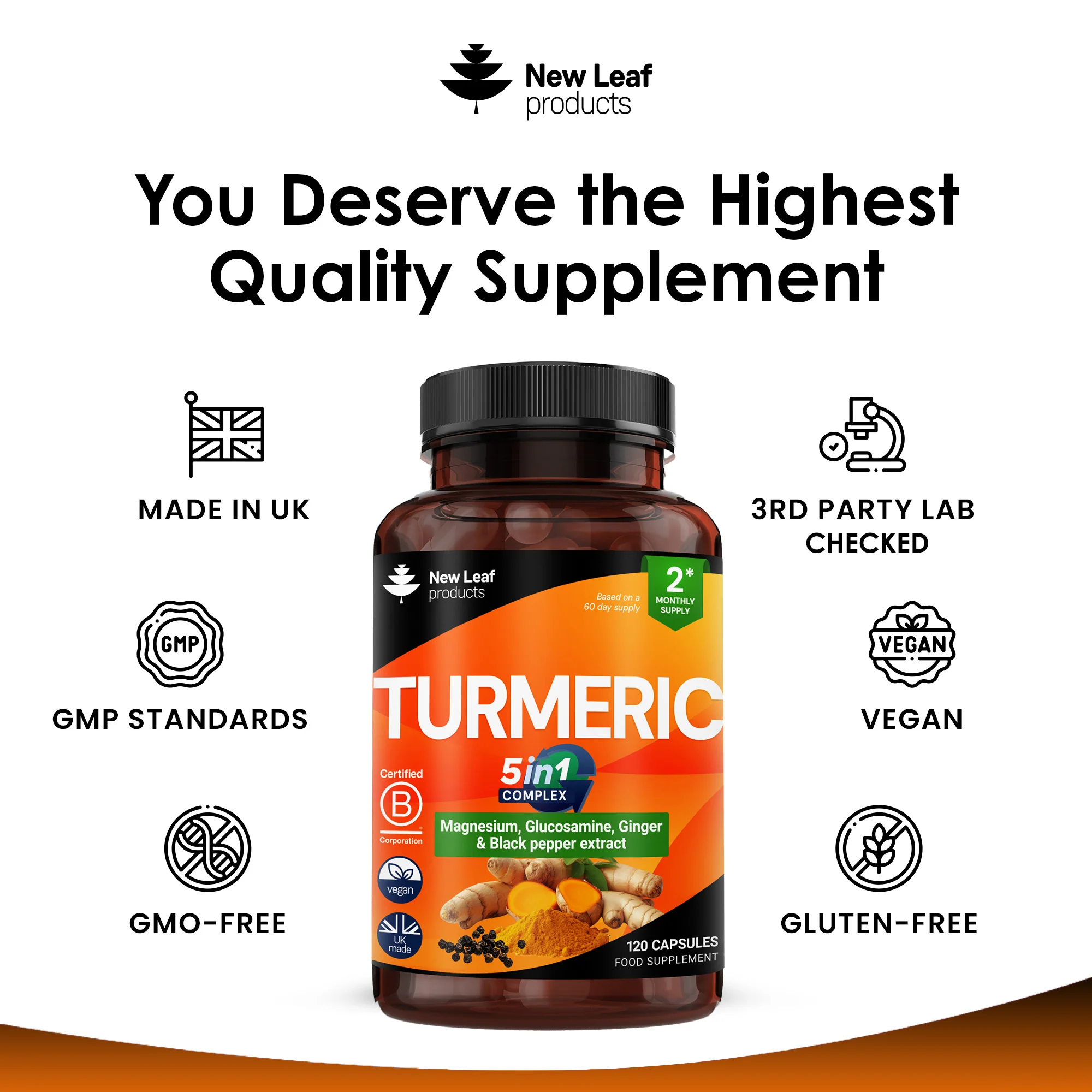 Turmeric 5In1 Complex Capsules - Image 4