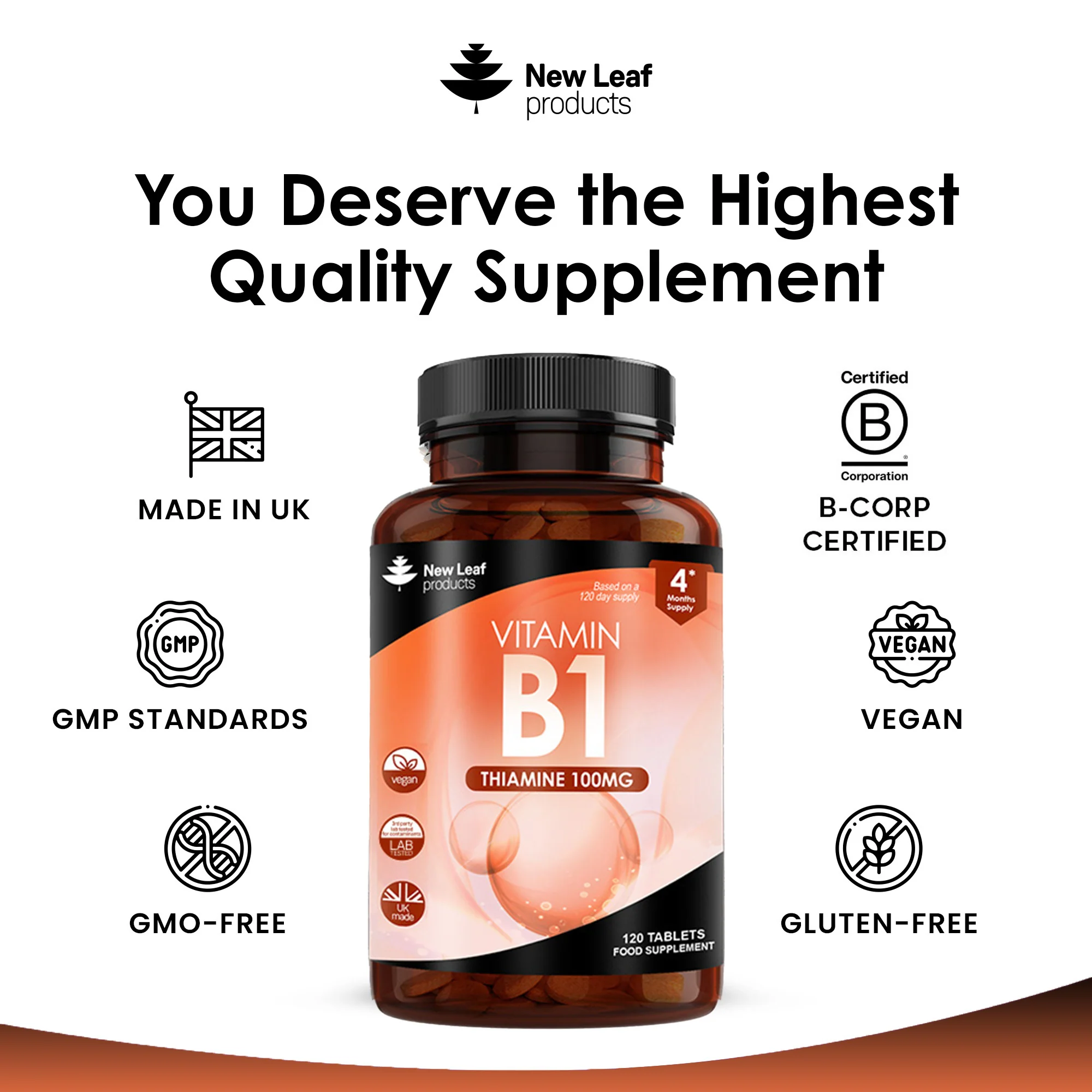 Vitamin B1 Thiamine Tablets - Image 4