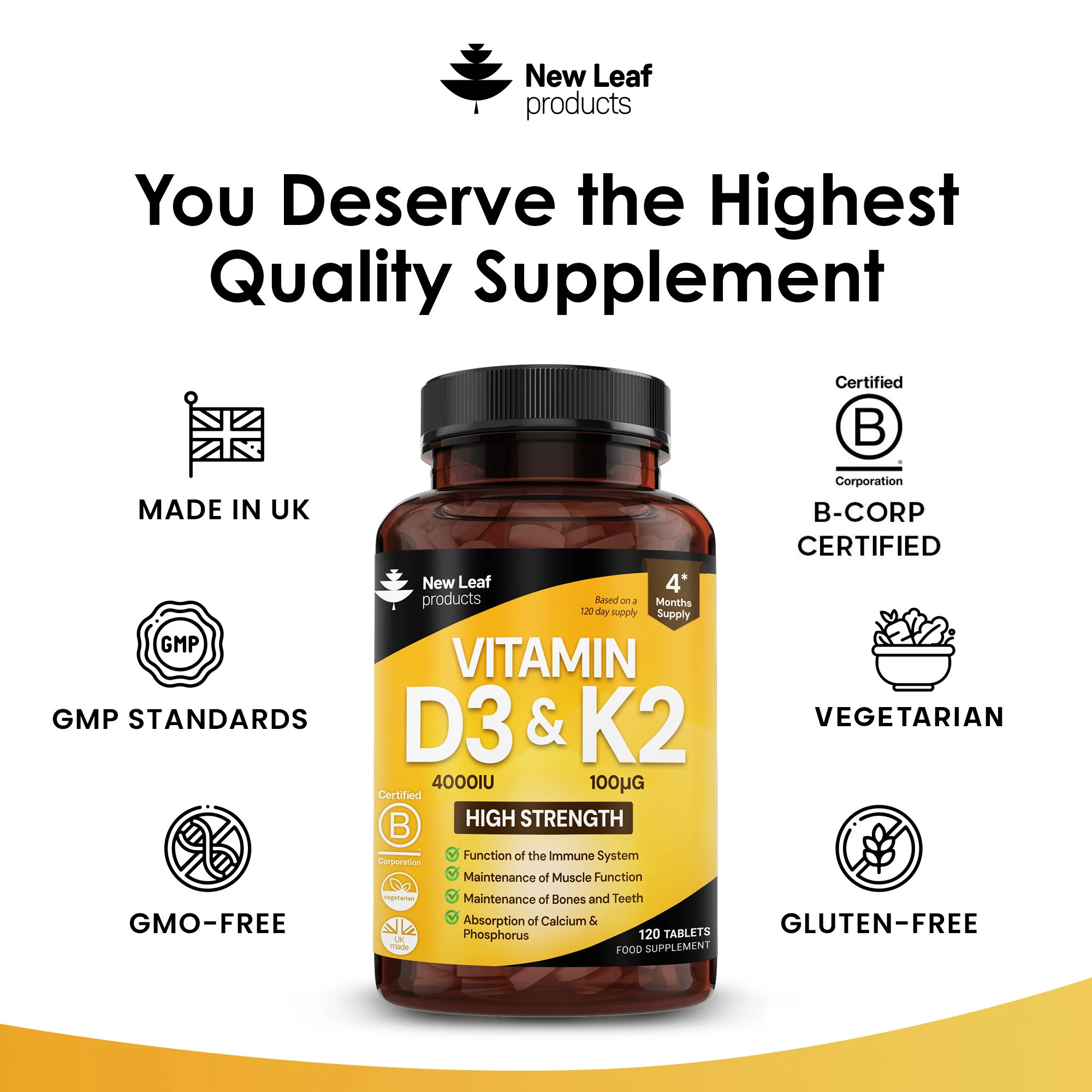 Vitamin D3 and K2 Tablets - Image 4